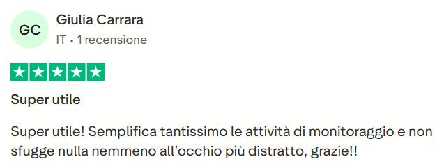 Recensione Trustpilot
